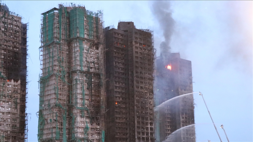 تركيا تعزي الشعب الصيني في ضحايا حريق هونغ كونغ