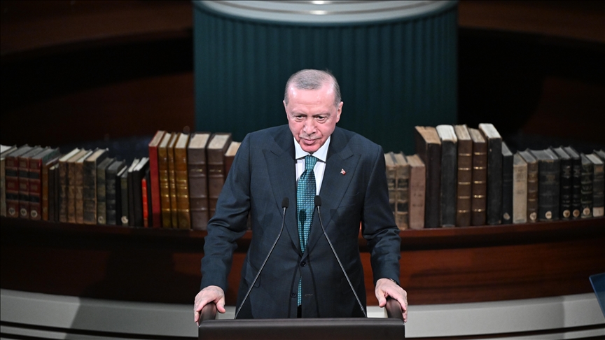 أردوغان: نقوم بمسؤولياتنا في مواجهة الظلم ونكافح من أجل السلام والعدالة 