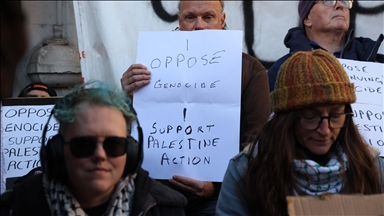 Des manifestants arrêtés lors d’un rassemblement à Londres en soutien à Palestine Action