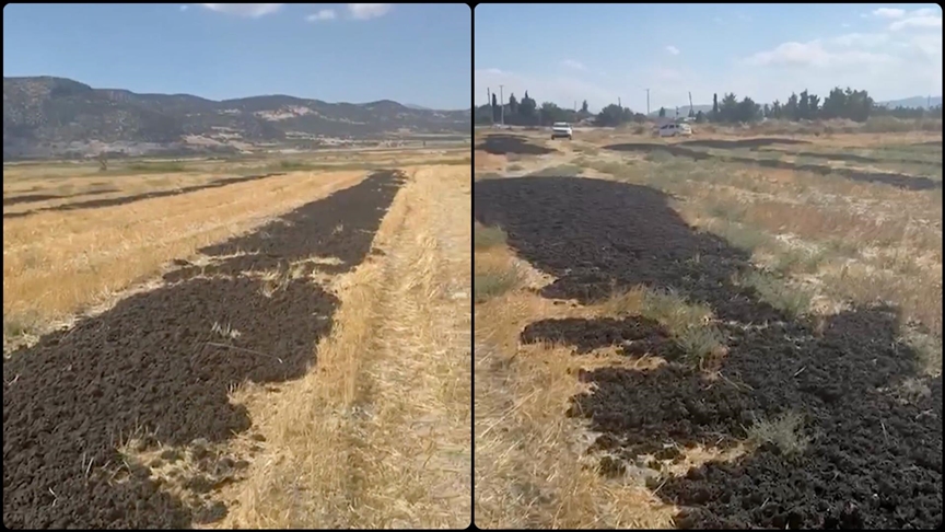 Antalya'da arıtma tesisinden çıkan çamuru Burdur'da boş araziye döken firmaya 48,6 milyon lira ceza