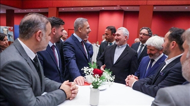 Türkiye's foreign minister meets Turkish NGOs, business leaders, media representatives in Berlin