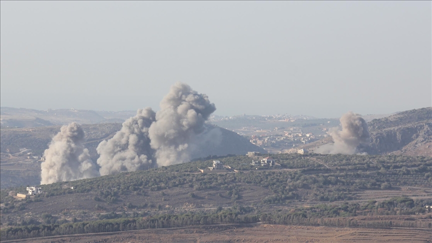 غارة إسرائيلية على علما الشعب جنوبي لبنان