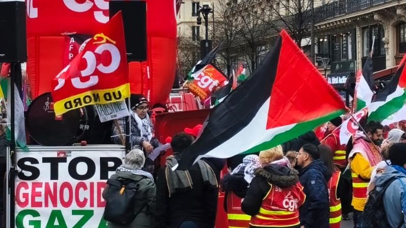 Mobilisation nationale à Paris : des milliers de manifestants en solidarité avec la Palestine