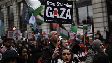 عشرات الآلاف يتظاهرون في لندن دعمًا لفلسطين وضد بيع السلاح لإسرائيل