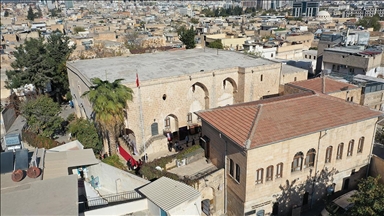 Şanlıurfa'da geçmişte kilise olarak kullanılan tarihi yapı kültürel etkinliklerle yeniden canlanıyor