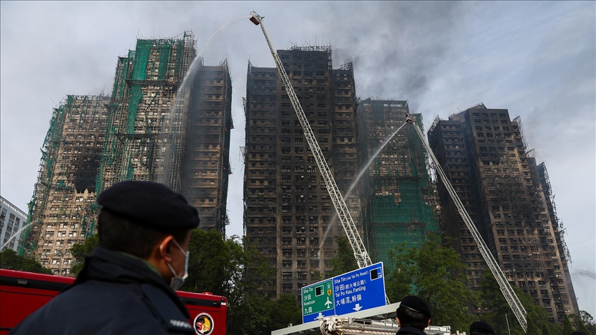 Hong Kong'da Tai Po yangınında ölenlerin sayısı 146'ya yükseldi 