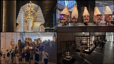 Antik çağa ışık tutan Büyük Mısır Müzesi ziyaretçi akınına uğruyor