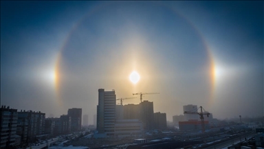 Редок оптички феномен 'ореол' забележан во Сибир