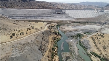 Diyarbakır Çermik Kale Barajı'ndaki su tutma işlemi tamamlandı