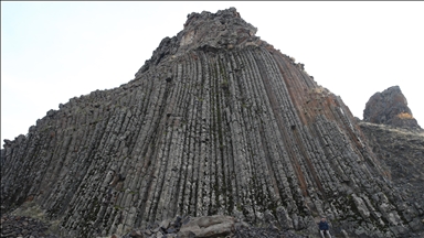 Muş'ta tabiat harikası bazalt sütunları keşfedilmeyi bekliyor