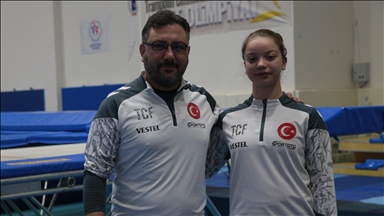 Cimnastikte "ilki" başaran genç milli sporcu hedef büyüttü