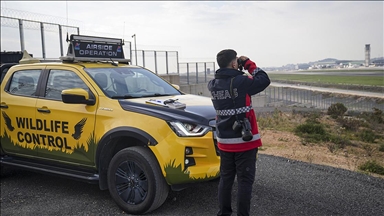 Sabiha Gökçen Havalimanı'nda uçuş güvenliği için yaban hayatı 7 gün 24 saat izleniyor