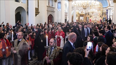 Папата Лав XIV ја посети катедралата „Света Богородица“ во Истанбул