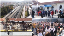 Turistik Tuz Ekspresi yaklaşık 10 bin ziyaretçiyi Çankırı'ya çekti
