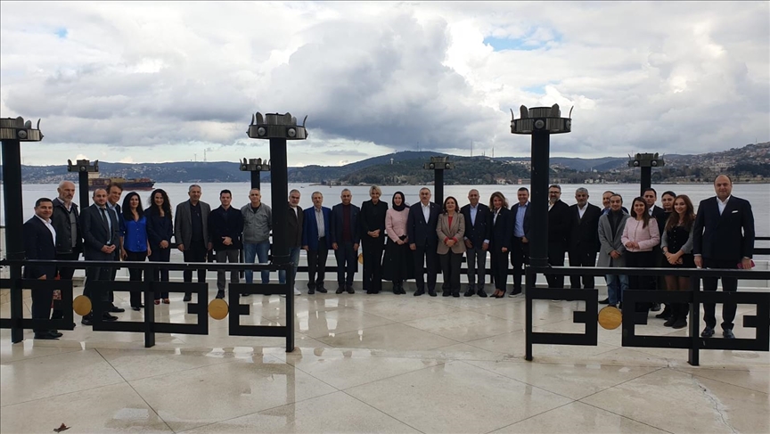 Azerbaycan'ın Ankara Büyükelçisi Memmedov basın mensuplarıyla bir araya geldi