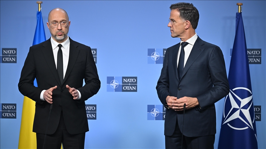 Ukraine presses NATO for more air defenses in Brussels meeting