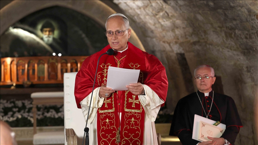 Папа Лев XIV посетил в Ливане могилу Святого Шарбеля Махлуфа и храм Девы Марии