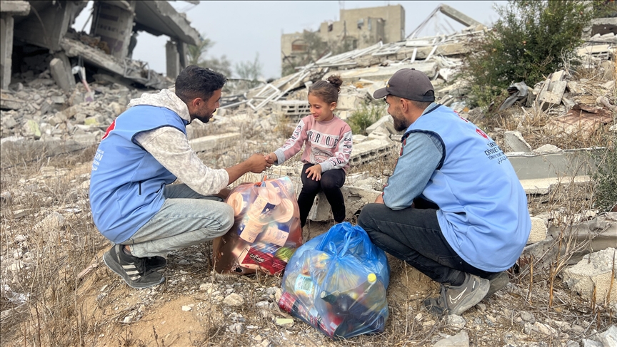 ادامه کمک‌های انسانی ترکیه به آوارگان در غزه 