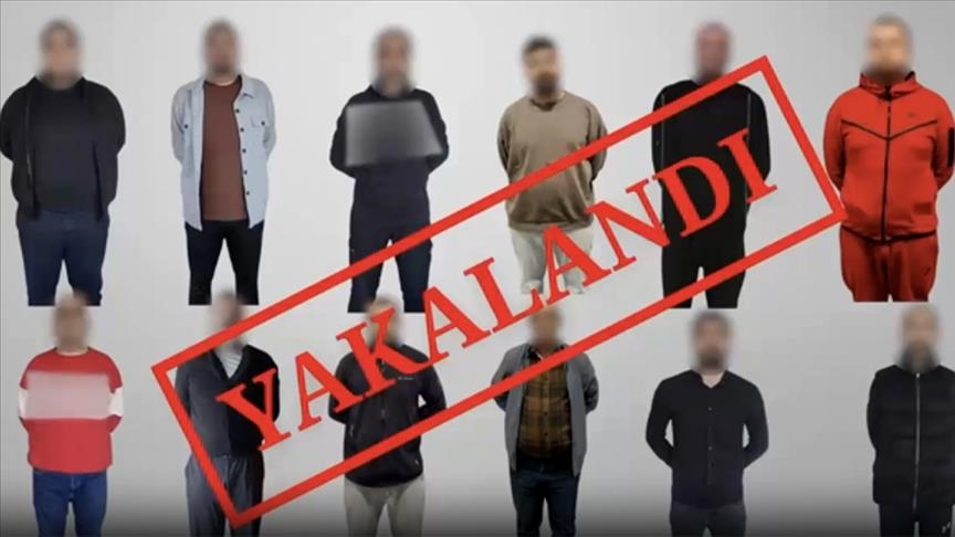 12 sûcdarên ku bi bultena sor li wan digeriyan anîn Tirkiyeyê