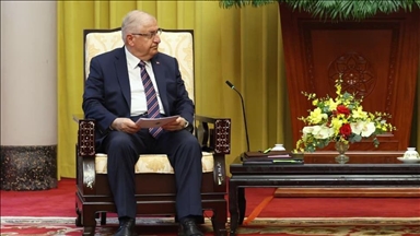 Turkish defense minister meets Somalia's marine transport minister