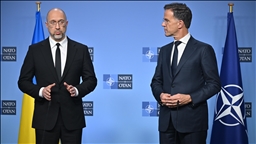 Ukraine presses NATO for more air defenses in Brussels meeting