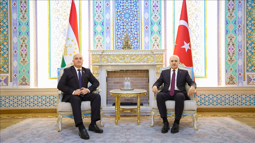 TBMM Başkanı Kurtulmuş, Tacikistan Ali Meclisi Temsilciler Meclisi Başkanı İdizoda ile görüştü