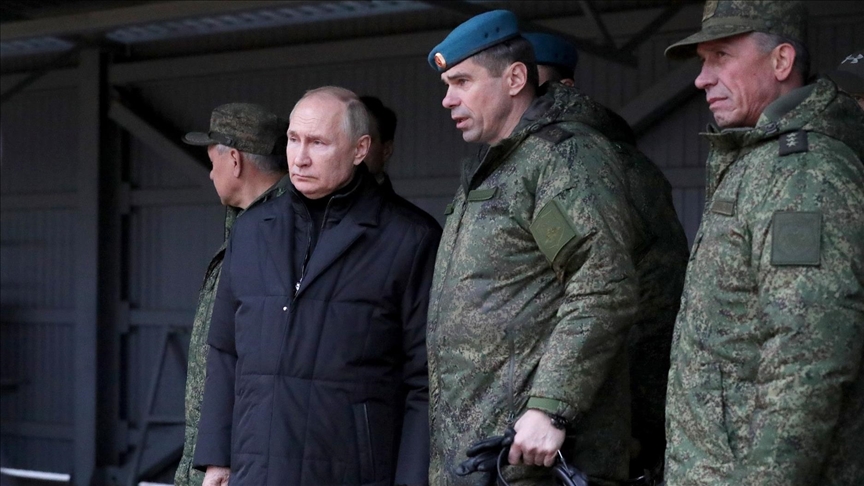 Putin visits battle zone in Ukraine as Russian military chiefs claim 2 more settlements captured