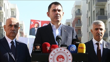 Wezîr Murat Kurum: Li 11 wîlayetên erdhejê bandordar niha tuxleyên dawîn tên danîn