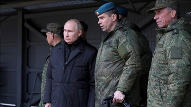 Putin visits battle zone in Ukraine as Russian military chiefs claim 2 more settlements captured