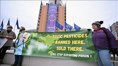 Bruksel, protestë para Komisionit Evropian kundër eksportit të pesticideve të ndaluara