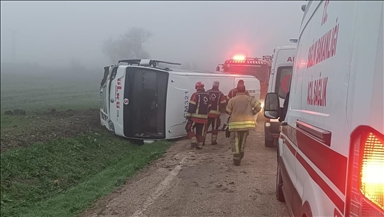 Li Balikesîrê serwîsa xwendekaran welgeriya, 9 kes birîndar bûn