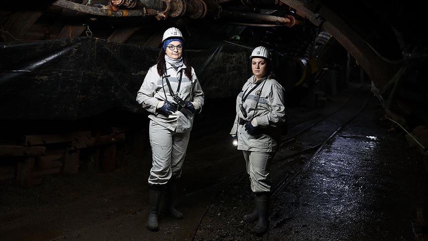 "Kömür kentinin" kadın mühendisleri yer altının zorlu koşullarında çalışıyor