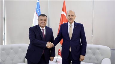 TBMM Başkanı Kurtulmuş, Özbekistan Ali Meclisi Yasama Meclisi Başkanı İsmailov ile görüştü