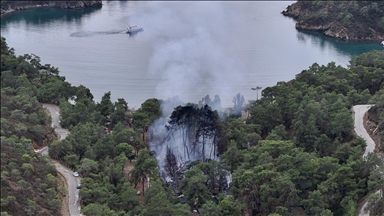  Fethiye'de kamp alanında çıkan yangın kontrol altına alındı