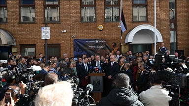  Palestinian Embassy in London seeks security after it says pro-Israel group vandalized premises