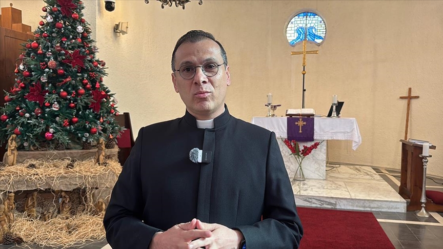 Filistinli rahipten Noel kutlamalarında "Gazze'yi hatırlama" vurgusu