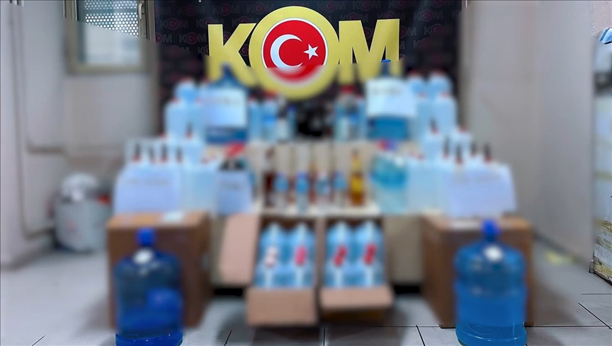 Sahte ve kaçak içki operasyonlarında 169 şüpheli hakkında adli işlem başlatıldı