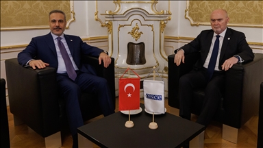 Хакан Фидан провел встречу с генеральным секретарем ОБСЕ Фердуном Синирлиоглу