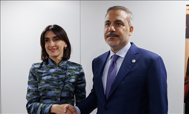 فيدان يلتقي وزيرة خارجية جورجيا في فيينا