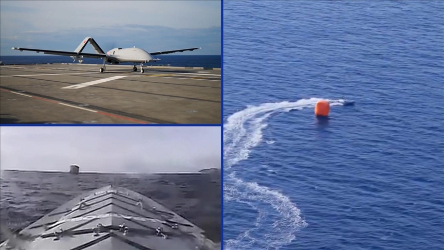 Bayraktar TB3 UCAV kryen operacion të suksesshëm me mjetin detar pa pilot kamikaz Albatros-S