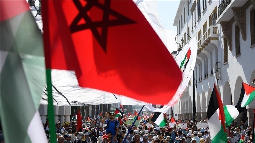 الرباط.. وقفة تضامنية مع الفلسطينيين تطالب بإعمار غزة
