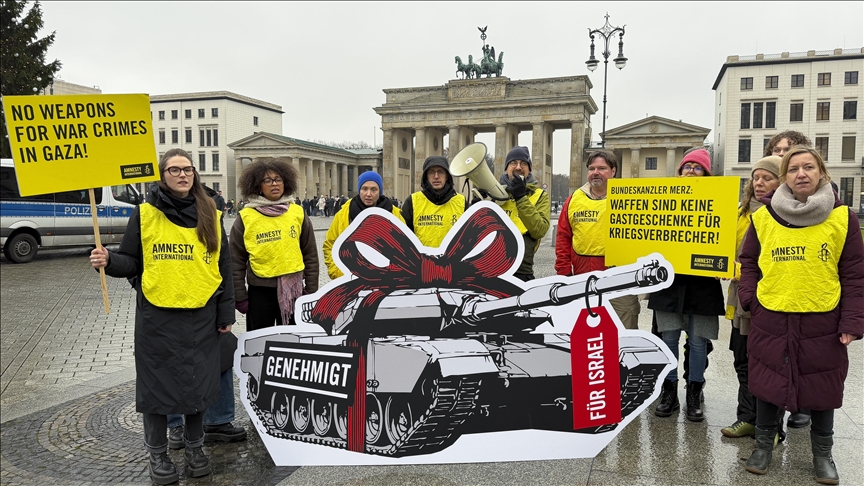 Amnesty International protests German chancellor’s upcoming visit to Israel