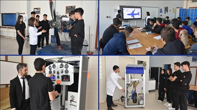 Konya'daki meslek lisesinde geleceğin uçak bakım teknisyenleri yetişiyor