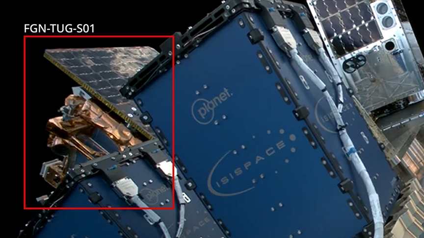 Türkiye'nin ilk yörünge transfer aracı FGN-TUG-S01, hibrit motorunu uzayda ateşledi