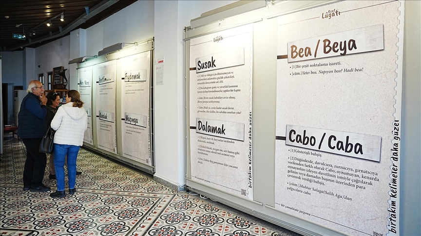Çanakkale'nin sözlü kültüründe kullanılan kelimeler sergide "dile" geldi