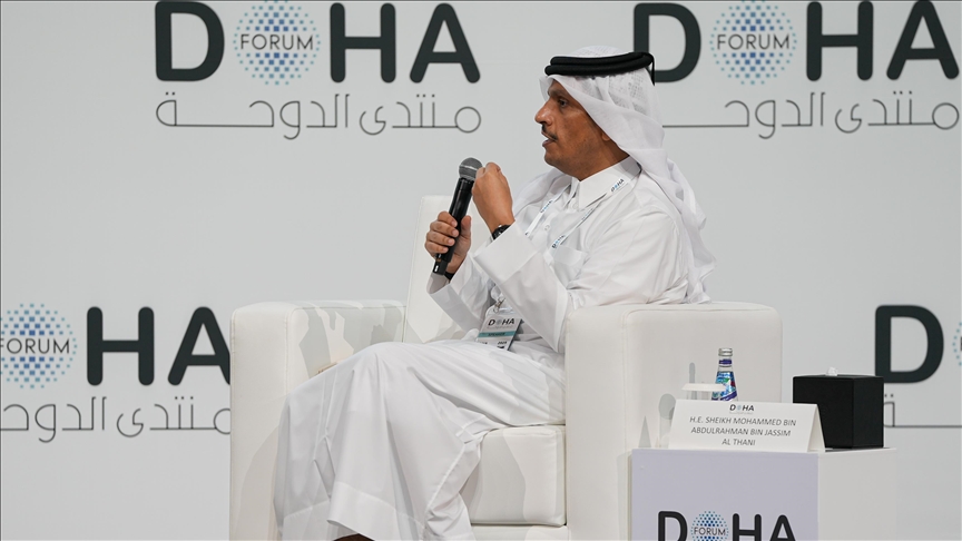 Katar Başbakanı Al Sani'den kalıcı çözüm için Filistin Devleti vurgusu