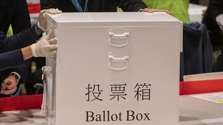 Hong Kong, Tai Po yangını sonrası Yasama Konseyi seçimi için sandık başında