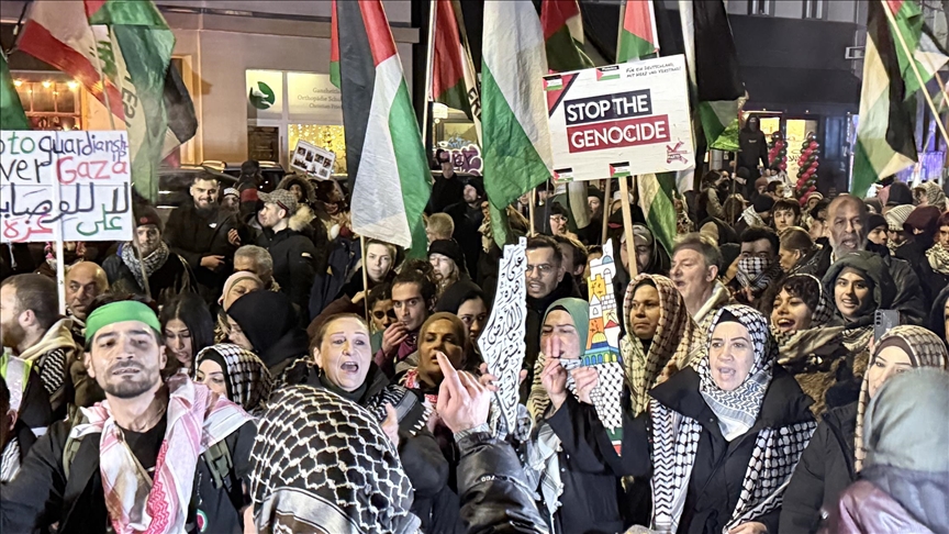 برلين.. مسيرة احتجاجية تطالب بوقف تصدير السلاح لإسرائيل