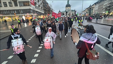 Protestuesit mblidhen në Stokholm kundër veprimeve të Izraelit në Gaza