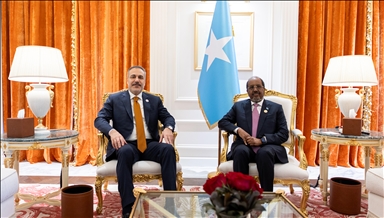 Wezîrê Karên Derva Fîdan li Dohayê ji aliyê Serokomarê Somaliyê Mehmûd va hat qebûlkirin